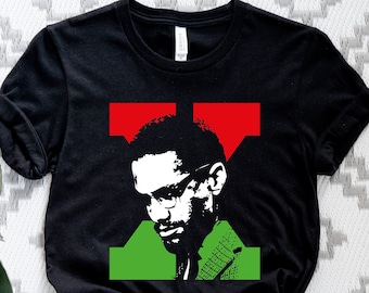 Malcolm X Graphic Tee: Juneteenth Black Pride Shirt