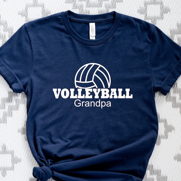 Volleyball Grandpa T-shirt, Grandpa Sport Tee, Sport Grandpa Shirt, Daddy Volleyball Shirt, Grandpa Game Day Tee Shirt