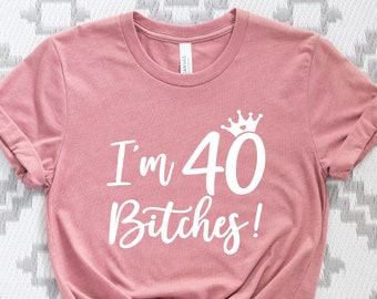 T-shirt J'ai 40 ans : t-shirt cadeau 40e anniversaire