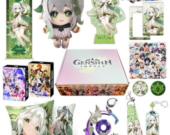 Genshin Impact All Character Gift Box | Genshin Gift | Mystery Box Anime | Mystery Box Kawaii