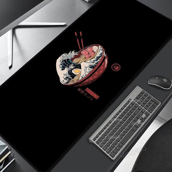 White Japanese Style Mousepads Etsy