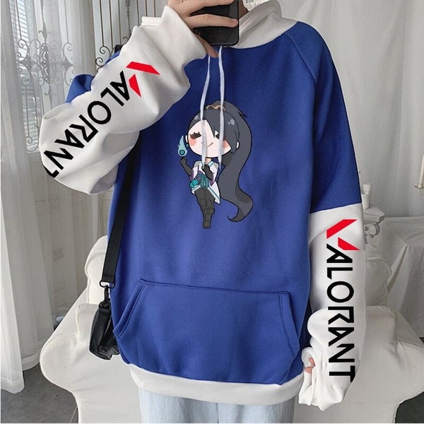 Valorant SAGE kawaii Print Hoodies | Unisex Sweater Men and Women Gaming Casual