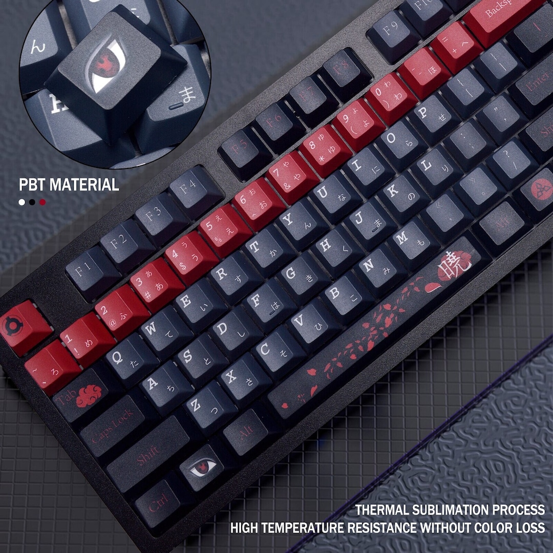 Ninja Village 135 Keys DYESUB Keycaps Set Cherry Profile MX Switch