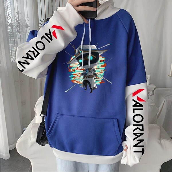 Valorant Cypher kawaii Print Hoodies | Unisex Sweater Men and Women Gaming Casual