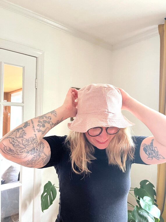 Upcycled Classic White Bucket Hat England World Cup 2022 (jack Grealish) Upcycled Classic  main image 3