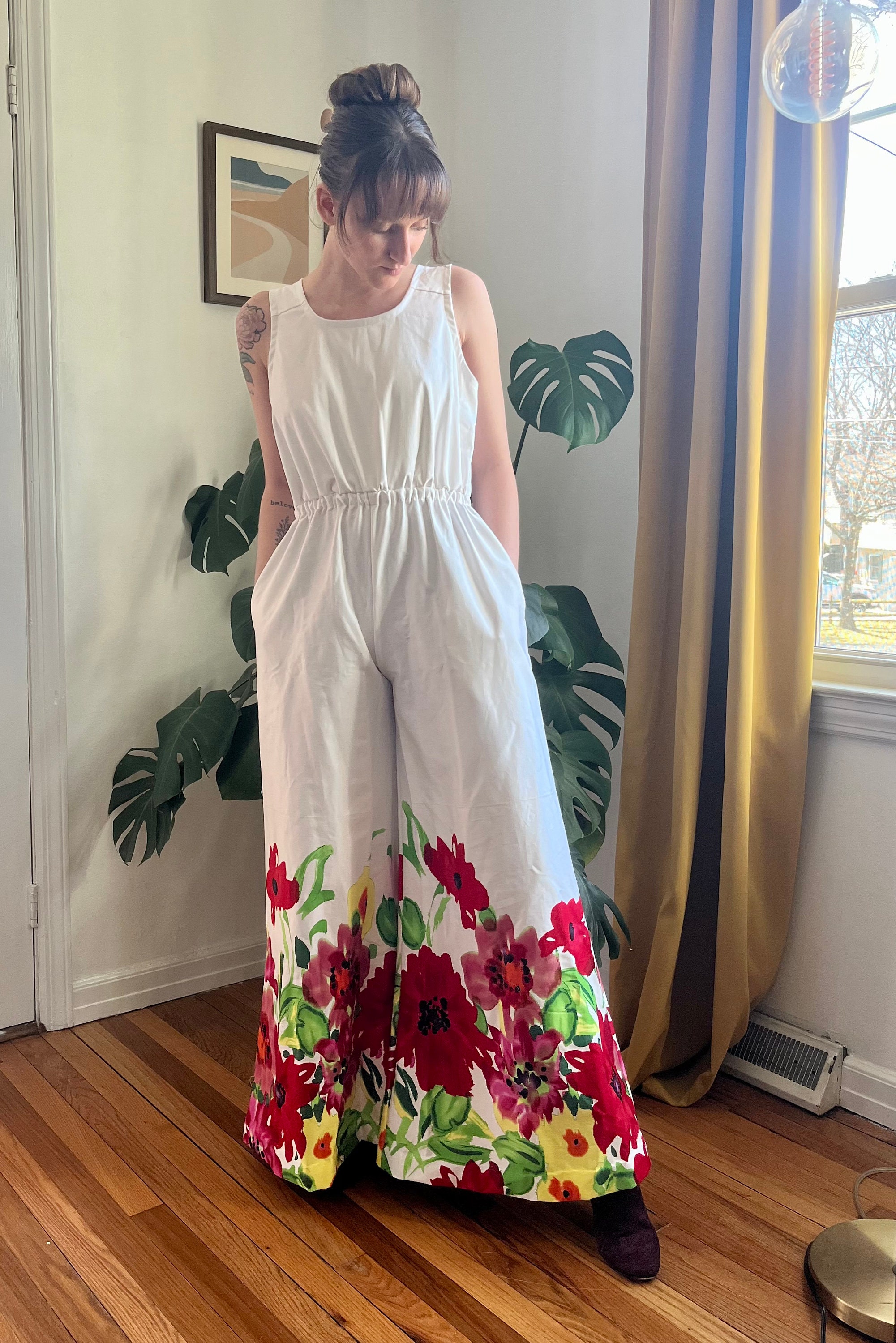 Floral Wedding Jumpsuit Etsy