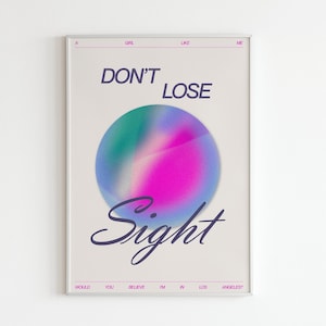 Wolf Alice inspired poster / Delicious Things song poster / Blue Weekend Album inspired / digital print