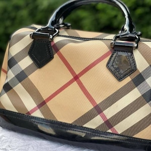 Authentic Vintage Burberry Pink Nova Check Small Handbag