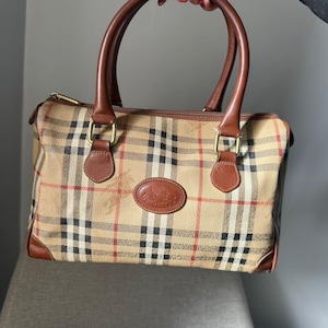 Burberrys Vintage Authentic Nova Check Women&#39;s Handbag | Tote | Hope