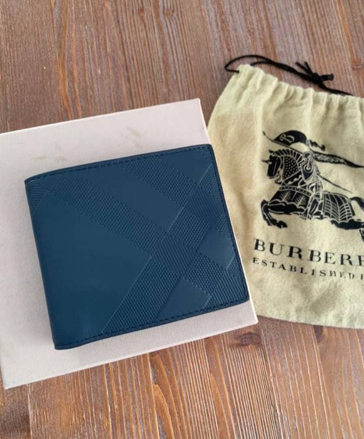 Bags, Sold Men Burberry Wallet Blue