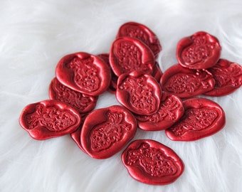 Anatomical Heart Wax Seal