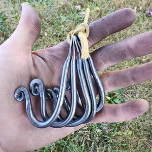 Hand forged hooks