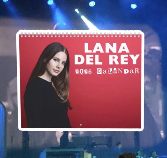 Lana Del Rey 2026 Wall Calendar | Music Gift
