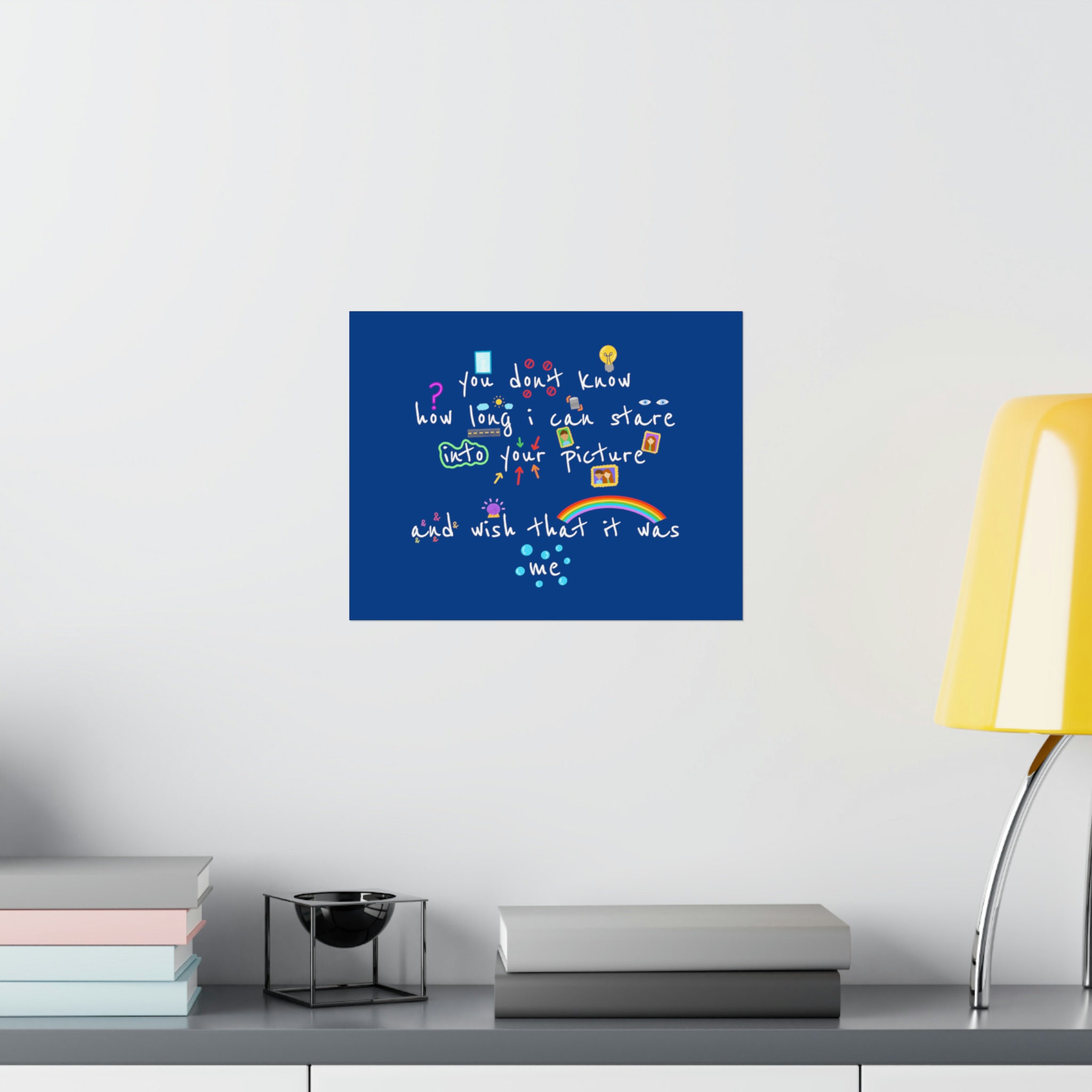 TV Girl Not Allowed Lyrics Poster Holiday Gift Christmas - Etsy Canada