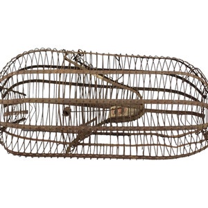 Large Wire Antique Primitive Rodent Live Trap