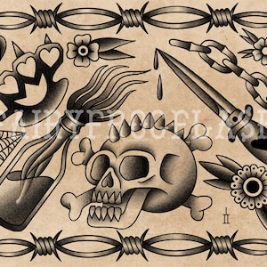 Traditional Tattoo Flash