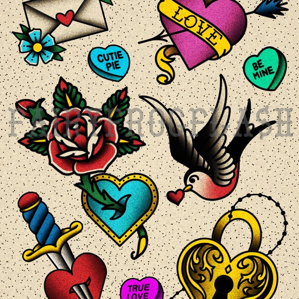 Valentine’s Day Flash Sheet