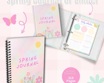 Blossoming Thoughts: Spring Journal with Floral Cover