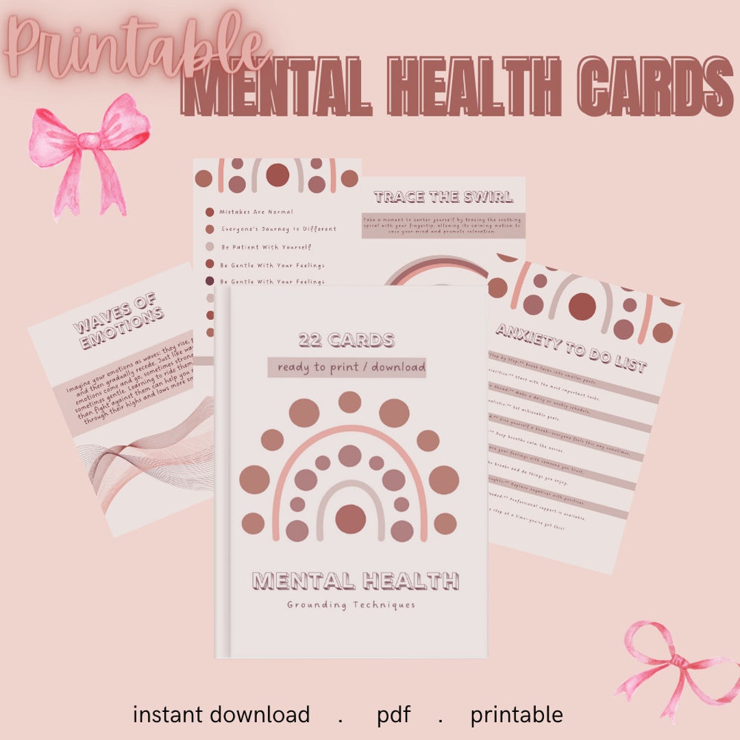 Tarjetas De Salud Mental - 52 Cartas De Regulación Emocional, Papel, 8.7x5.7cm, Para Oficina, Hogar, Terapia