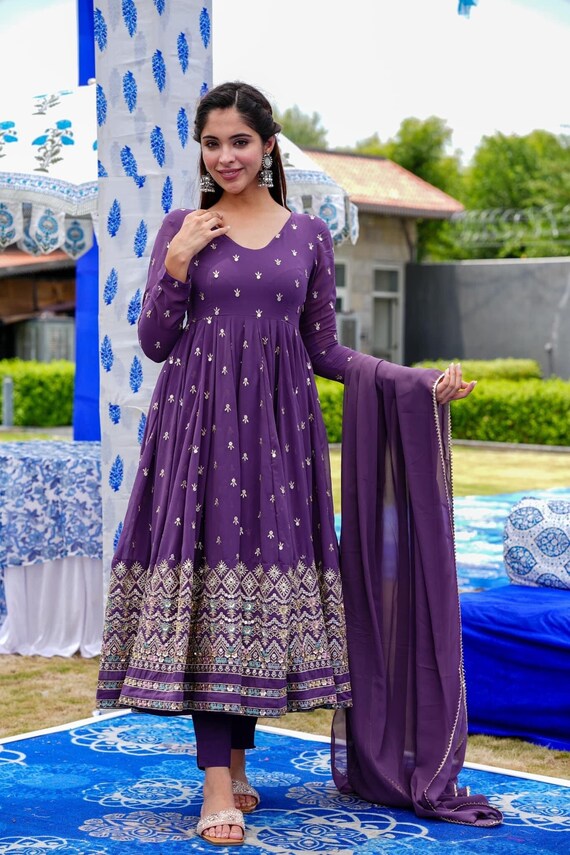 2023 Plus size Luxury Purple African Sequins Maxi Dress for Women Elegant  Lady Wedding Evening Party Dresses Muslim Kaftan Robe - AliExpress