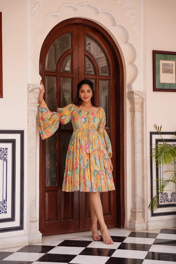 Designer boho kleid hot sale