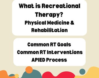 Recreational Therapy Physical Rehabilitation Educational Handout