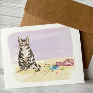 Cat Valentines Day Card, Funny Valentines Card, Valentines Card for Singles, Cat Lover Gift, Valentine Card for Friends, Funny Cat Card
