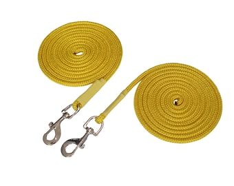 Drop Reformer Pilates Accessories  Rope  Yellow 1 Pair
