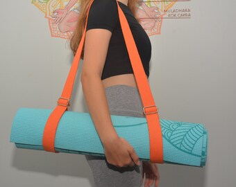 Correas para esterilla de yoga y soporte para esterilla de Pilates, correa de estiramiento, correa de transporte cruzada ajustable para toallas de playa y mantas de picnic