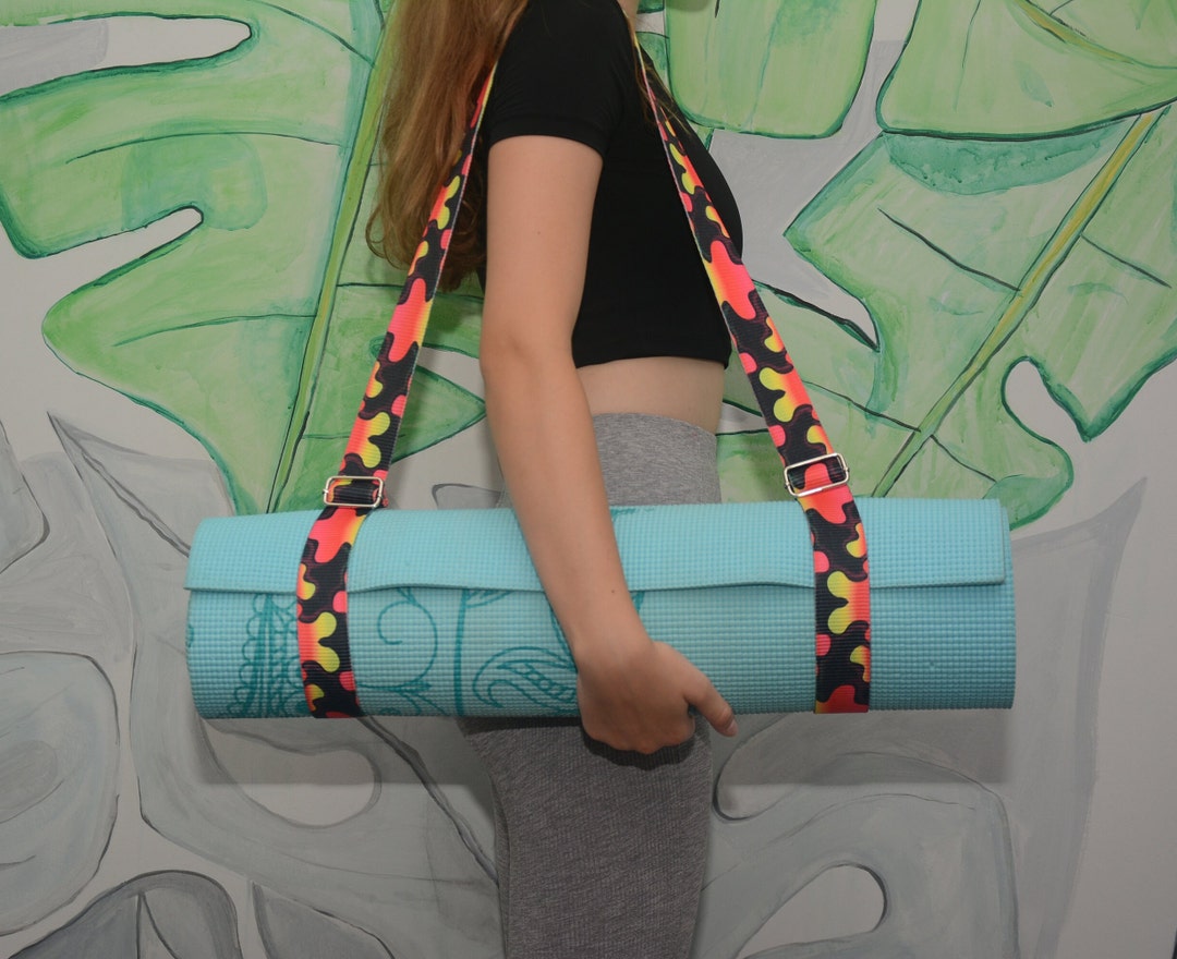 Yoga Mat Straps and Pilates Mat Holder Stretching Strap Etsy