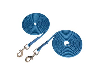 Drop Reformer Pilates Accessories  Rope  Blue 1 Pair