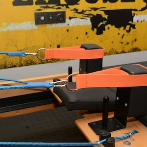 Drop Reformer Pilates Accessories Double Loops Straps Orange