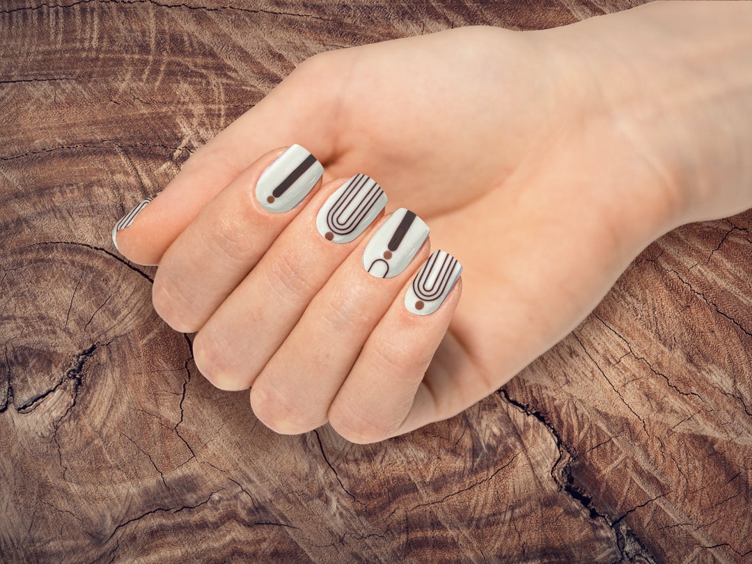 Fiddle and Bow Nail Wraps Etsy