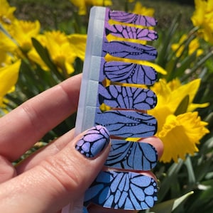 Butterfly Nail Wraps Monarch Butterfly