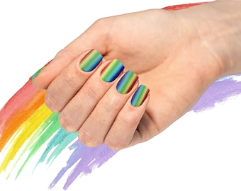 Rainbow Nail Wraps