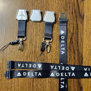 Seatbelt Buckle Lanyard Delta DAL