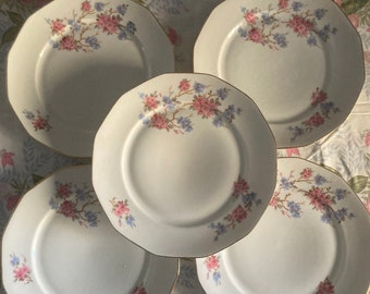 Assiettes porcelaine de la marque L.Lourioux