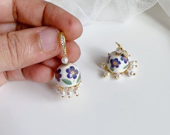 Jhumka Earrings/Handmade Jhumkas/Paper Quilling Earrings/Light weight earrings/Eco friendly jewelry