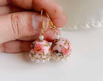 Jhumka Earrings/Handmade Jhumkas/Paper Quilling Earrings/Light weight earrings/Eco friendly jewelry
