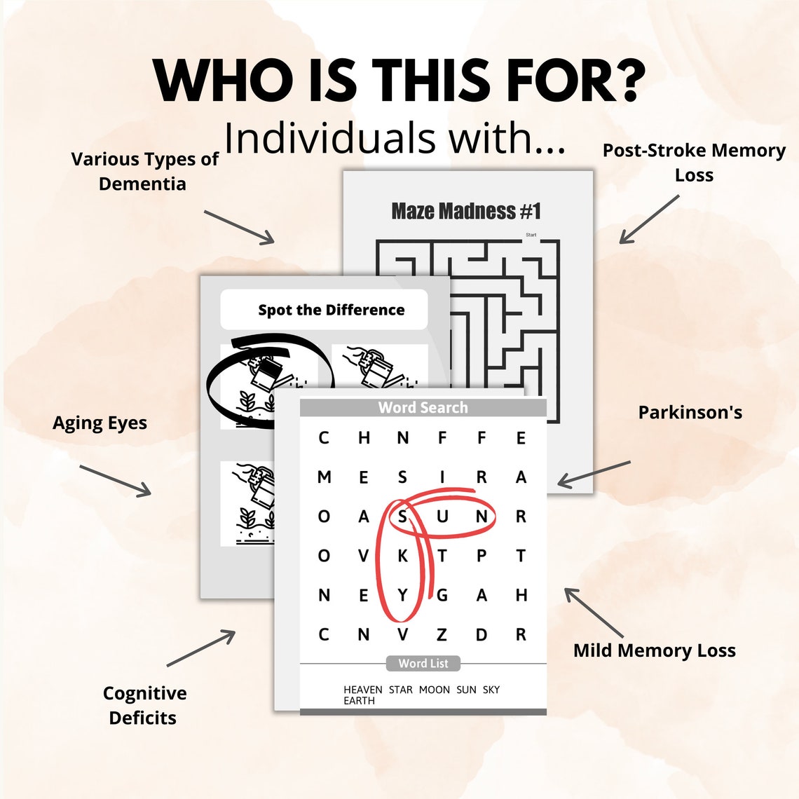 101 Puzzles Activities for Seniors Large Print Fun Easy - Etsy