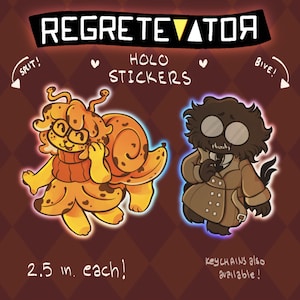 Adesivi olografici REGRETEVATOR Split + Bive