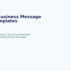 4 plantillas de mensajes comerciales / Plantillas de comunicación con el cliente / Guiones de correo electrónico para pequeñas empresas / Seguimiento, preguntas frecuentes, confirmación de reserva