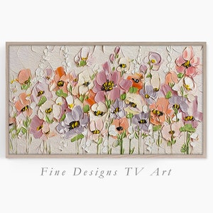 Abstract Floral Painting for Samsung Frame TV (Digital Download)