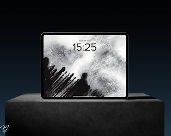 Fondo de pantalla de Halloween espeluznante para iPad, arte de terror para la pantalla de inicio de iPad, fondo de pantalla de terror oscuro para iPad, descarga instantánea