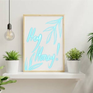 A4 hey honing digitale print