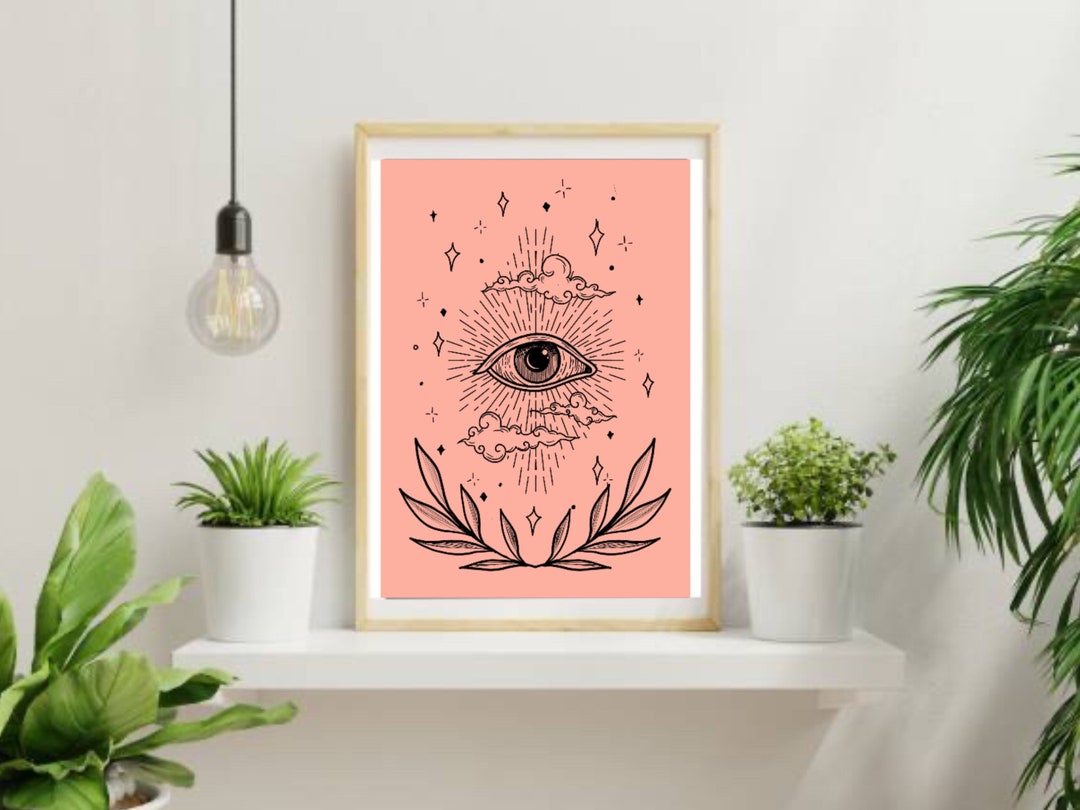 A4 and A5 Printable All Seeing Eye Digital Download - Etsy