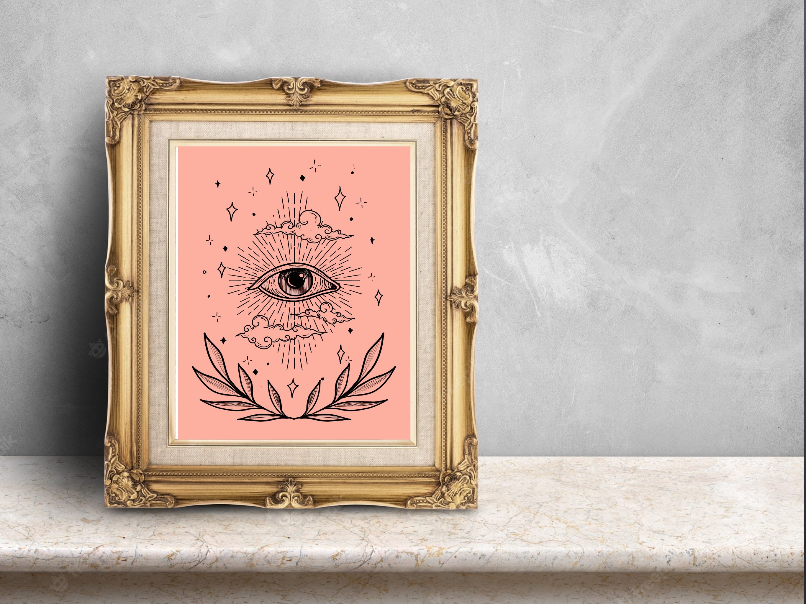 A4 and A5 Printable All Seeing Eye Digital Download - Etsy