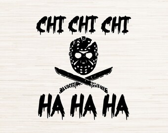 Jason Vorhees Soundtrack sound svg instant digital download | png jpg pdf decal outline | Homemade Halloween decor | Laser engraving svg