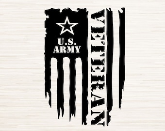 Army Veteran Svg Dxf Png Eps Jpg instant digital download | Laser engraving | Cricut cut file | Military logo | Army Vector File | Glowforge