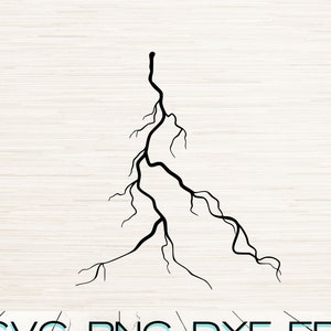 Lightning Bolt svg dxf eps png Téléchargement numérique instantané | Clipart silhouette vecteur fichier | Gravure au laser | Glowforge | Fichier SVG pour Cricut